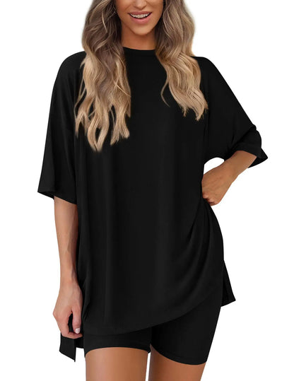 Chic and Comfortable Veloura Two-Piece Lounge Set for Juniors